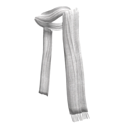 Long Winter Cozy White Scarf