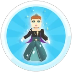 Majestic Sparkly Queen Anna