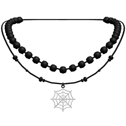 Y2K Layered Spider Web Necklace 🕸️
