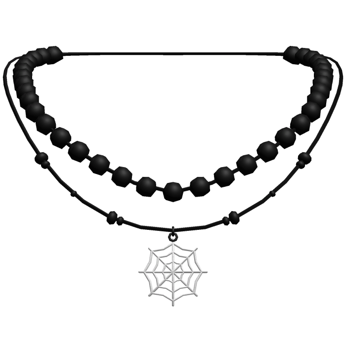Y2K Layered Spider Web Necklace 🕸️