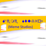 Meme Studios (the copyright symbol was censored)
