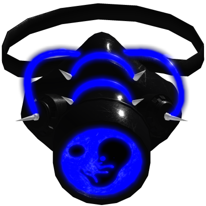 (EMISSIVE) Blue Fotus Glowing Gas Mask Roblox item