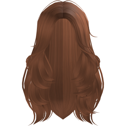 Long Flowy Butterfly Layered Hair (Ginger) Roblox item