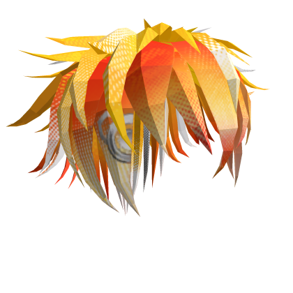 Layered Spikes Hair - DORFic Orange