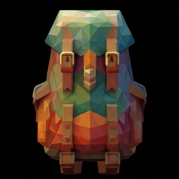 LOW POLY BACKPACK  preview 1