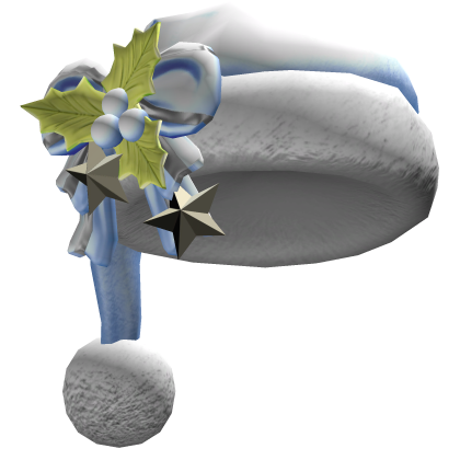 Santa Holiday Hat (SkyBlue)