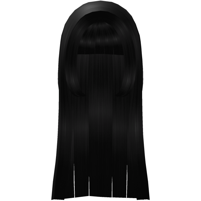 Vkei Hime Cut in Black 