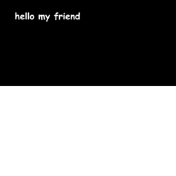 its just dark