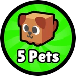 Equip 5 Pets!