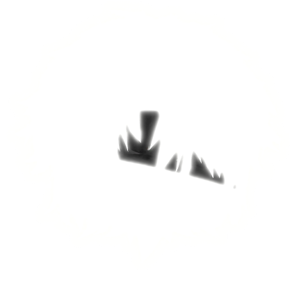 GLOWING White Wolf Hair W Bandage [EMISSIVE] Roblox item