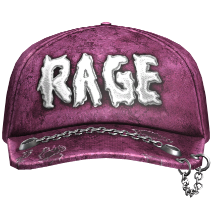 Rage Pink Distressed Cap Roblox item