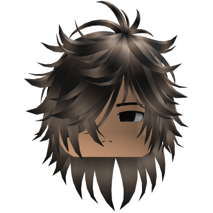 Cute Y2K emo brown milk hair Roblox item
