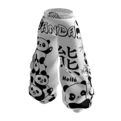 Panda Y2K Baggy Pants
