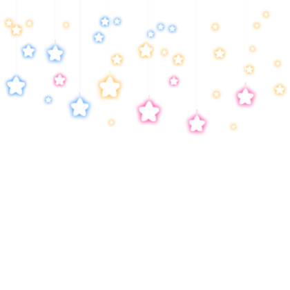 TB PNG Star Light Colorful Hanging Glow Y2K Burst Roblox decal