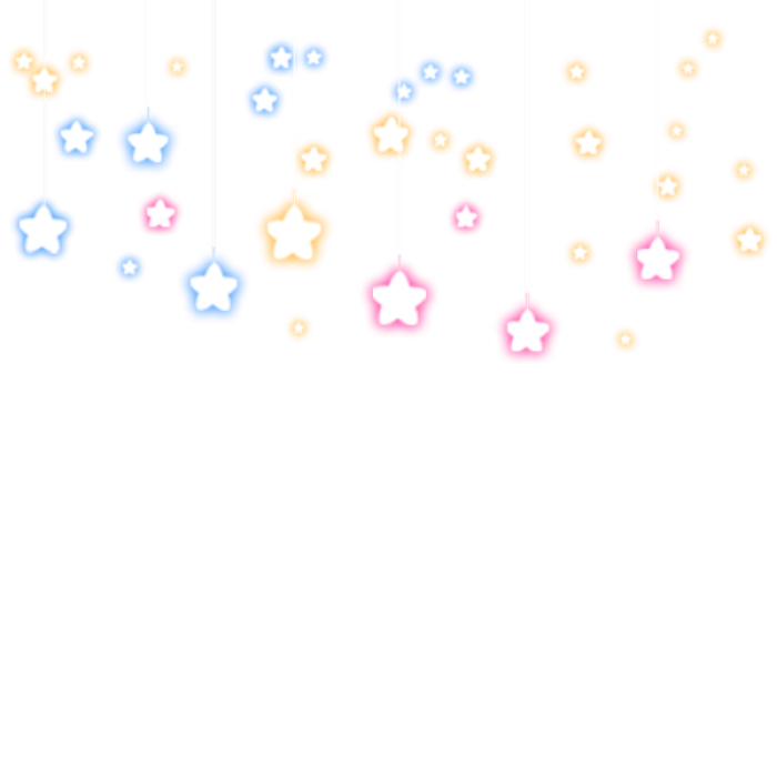 TB PNG Star Light Colorful Hanging Glow Y2K Burst Roblox decal
