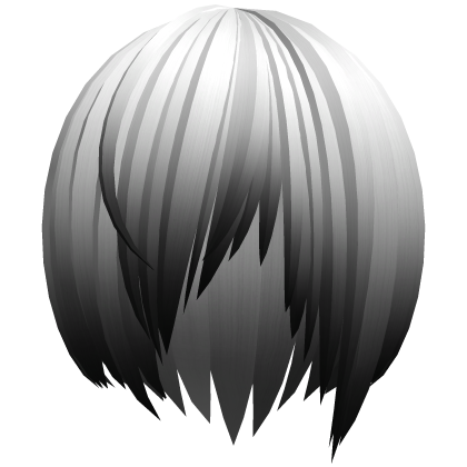 white to black scene straight emo hair Roblox item