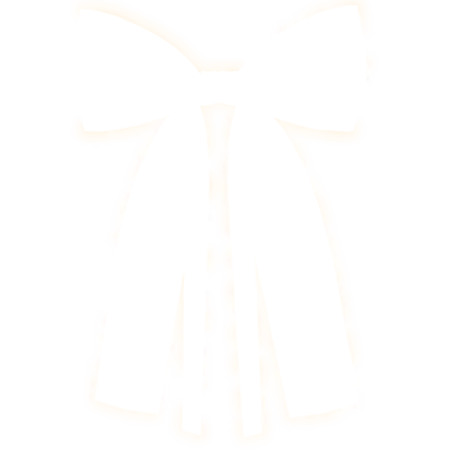 (GLOWING) Black Ribbon Hair Bow Emissive
