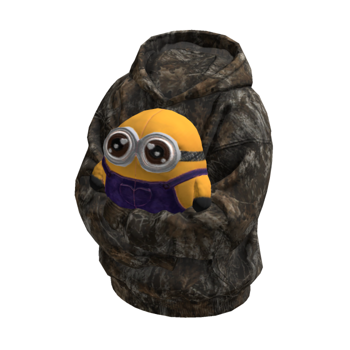 Yellow Goggle Alien Huggable Sweater Hoodie
