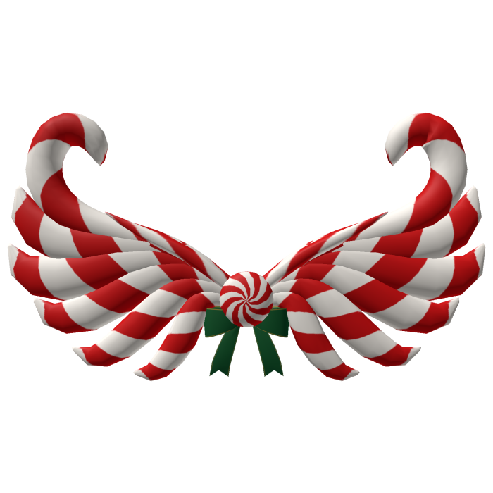 Christmas Candy Cane Wings