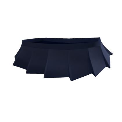 Pleated Mini Skirt in Navy Roblox item