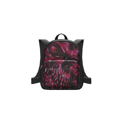 Pink Skull Graphic Backpack Roblox item