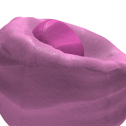 🌟 Pink Beanbag Chair Soft Cushion Furniture Sho