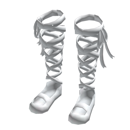 🩰 White Ballerina Ribbon Ballet Slippers Bow