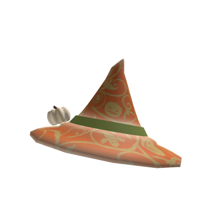 Cute Pumpkin Witch Hat