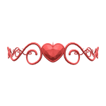 Red Heart of Thorns Crown