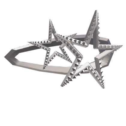Silver Star Hair Clip