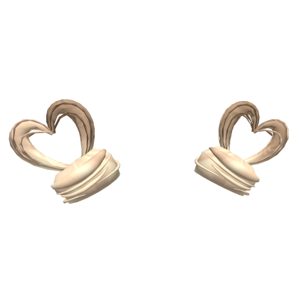 Blonde Heart Bun Hair Extensions Roblox item