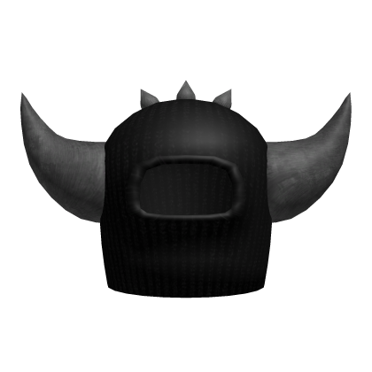 Black Ski Mask w Horns