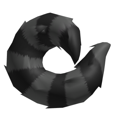 ♡ Big Fluffy Grey Raccoon Cat Tail ♡