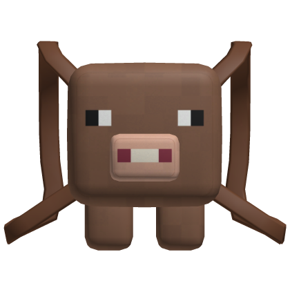 Brown Pixel Pig Backpack [3.0]