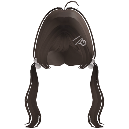 ♡ : Cutie Brown Pigtails Hair Roblox item