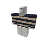 Vintage Navy Cream Rugby Shirt