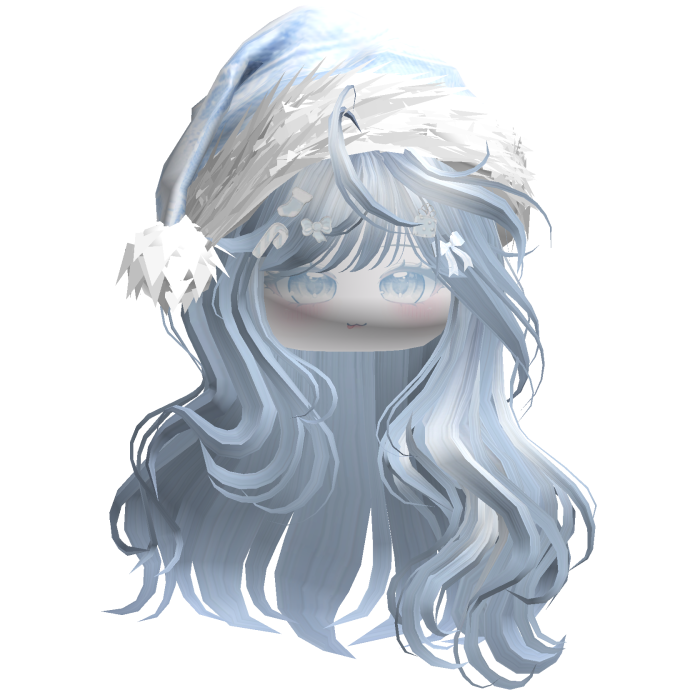 Cute Christmas Waves w/ Charms (Sky Blue)