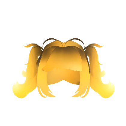 Blond Glow Twintails Roblox item