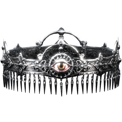 Glowing Vampire Eye Crown Emissive - Black Iron Roblox item