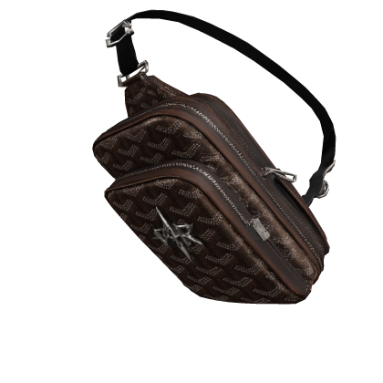 CROSSBODY BROWN BAG — BY V4R Roblox item