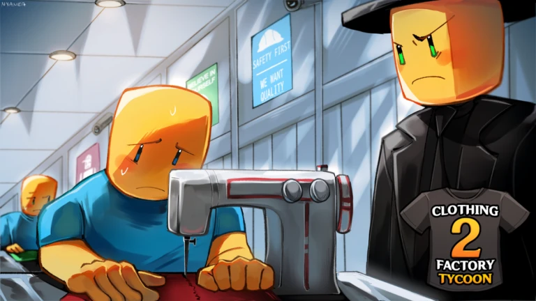 About Clothing Factory Tycoon 2, Roblox.com
