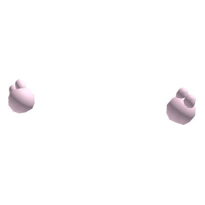 ちび bunny bobble hair ties/clips (pink) Roblox item