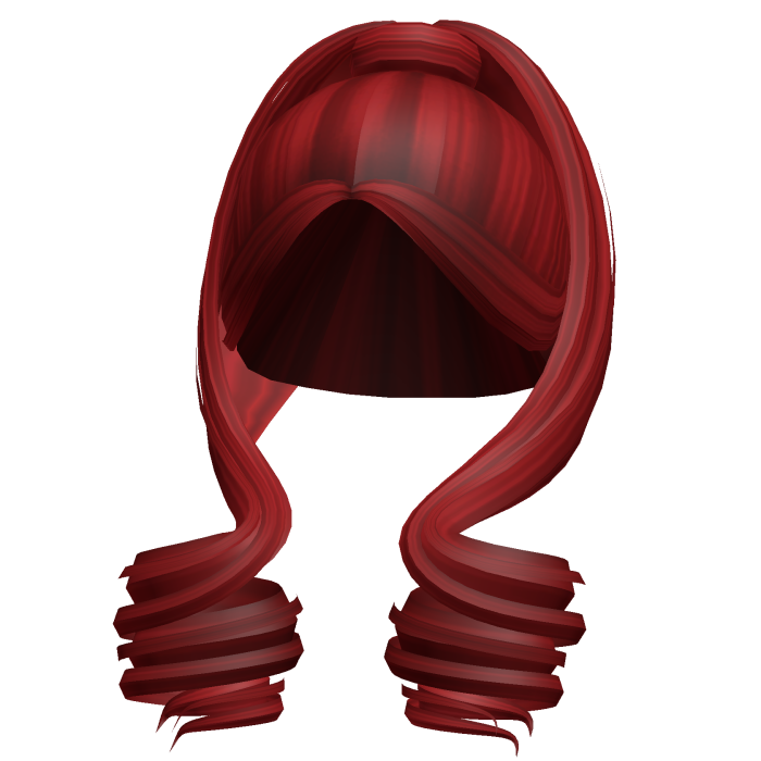 -',ৎ High Elegant Prom Ponytail in Red