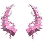 Light Pink Wicked Chain Horns