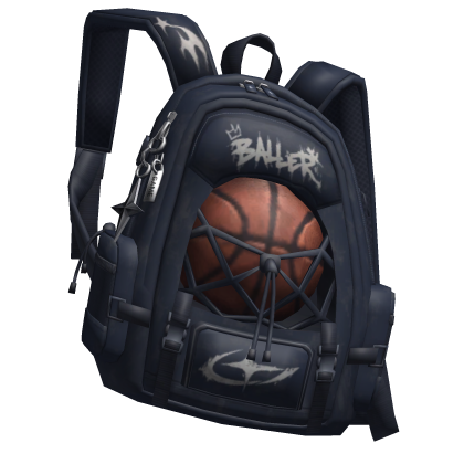 Blue Basketball Backpack Bag Single Strap [1.0]