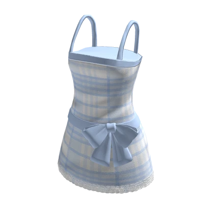 Mini Plaid Dress (Blue) | Roblox Item - Rolimon's