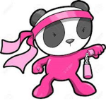 pandas are pink