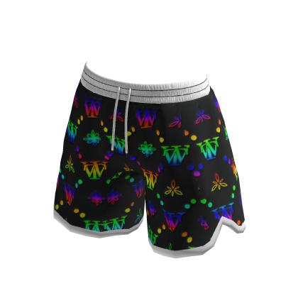 cool rainbow luxury shorts thumbnail