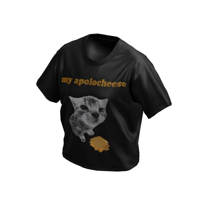 Cat Polo Cheese T-Shirt
