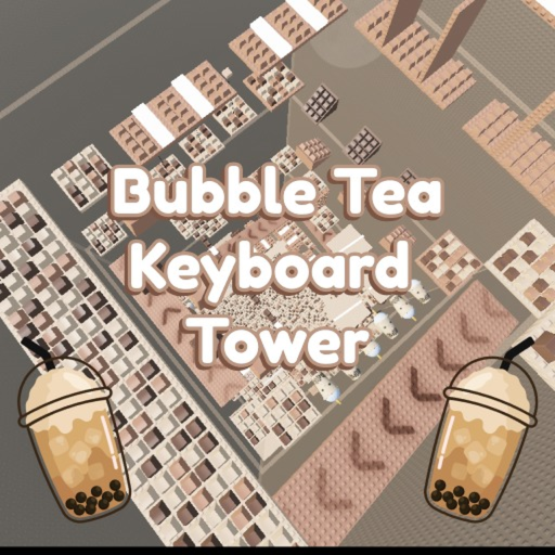 Bubble Tea Keyboard Tower